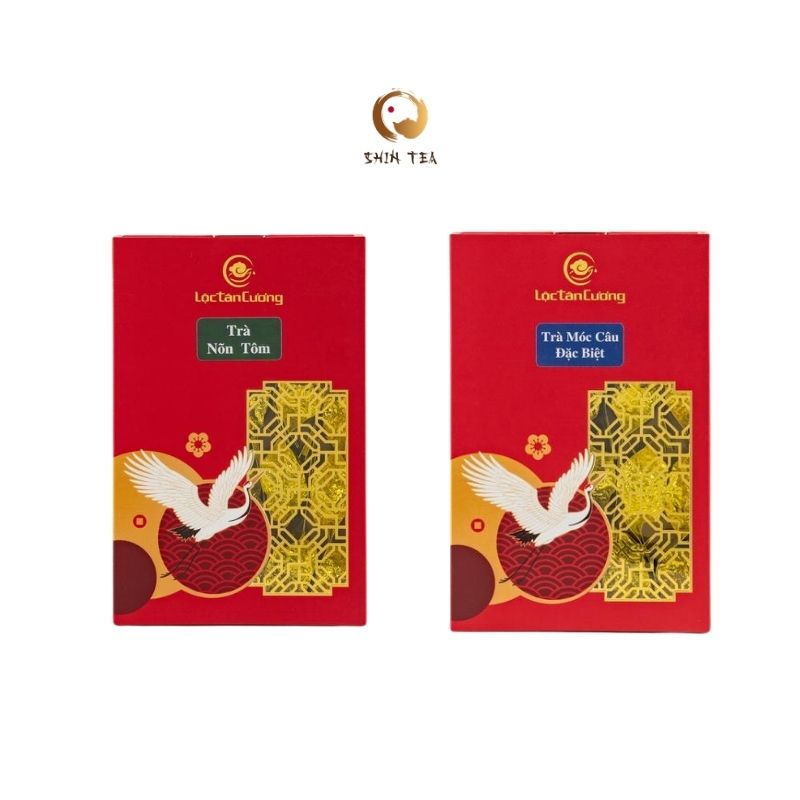 Combo trà tân cương thái nguyên 500 gram - 2 hộp tép nhỏ